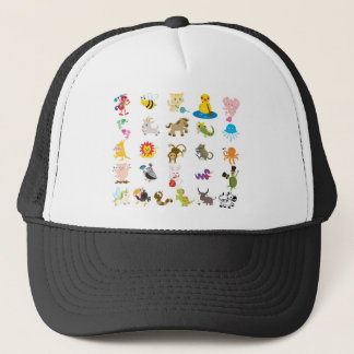 Alphabet Animal Trucker Hat
