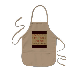 Alphabet Apron