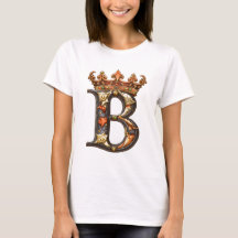Alphabet b with crown