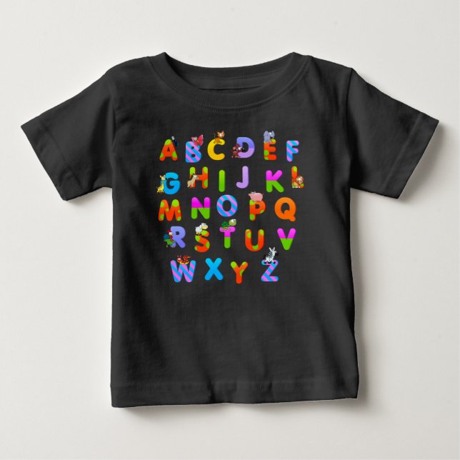 Alphabet Baby T-Shirt (Front)