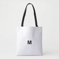 Alphabet bag with the letter M