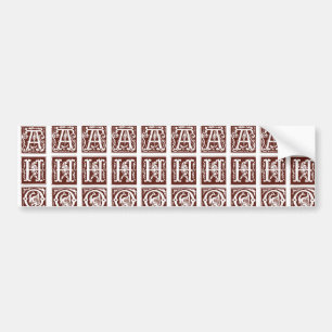 Alphabet Bumper Sticker