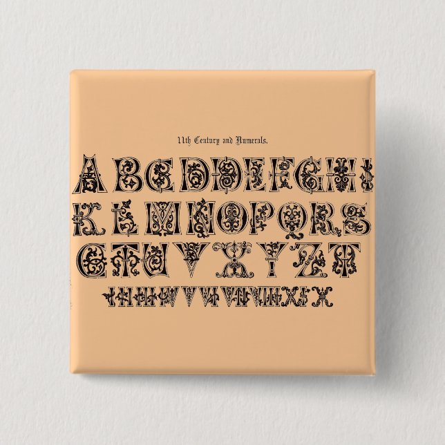 Alphabet  Button (Front)