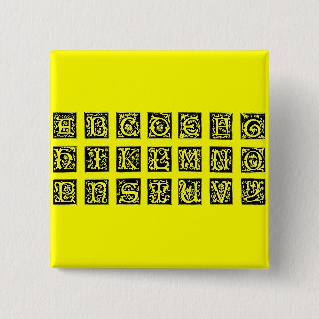 Alphabet  Button (Front)