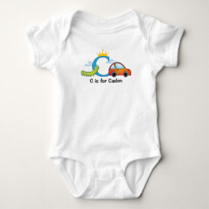 Alphabet C for boys T-Shirt Baby Bodysuit