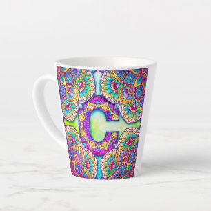 Alphabet C Latte Mug