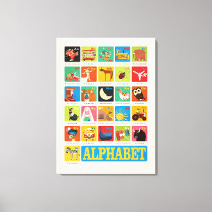 Alphabet Canvas Print