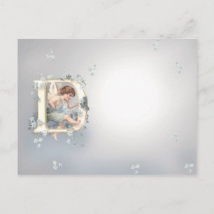 Alphabet Cherub Postcard