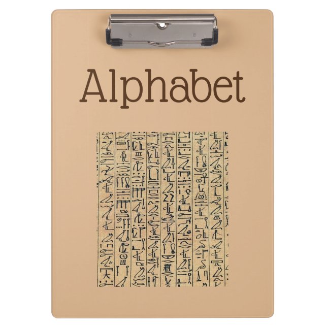 Alphabet Clipboard (Front)