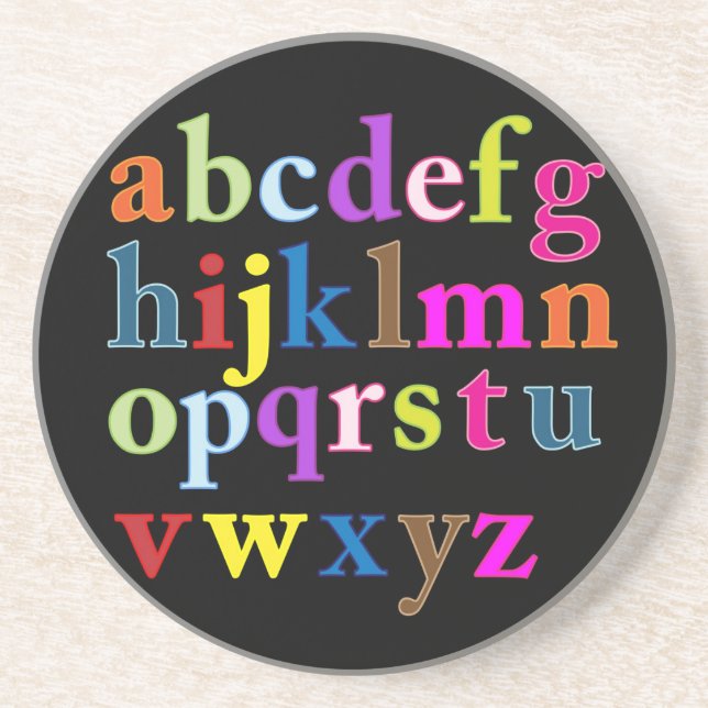 Alphabet Coaster (Front)