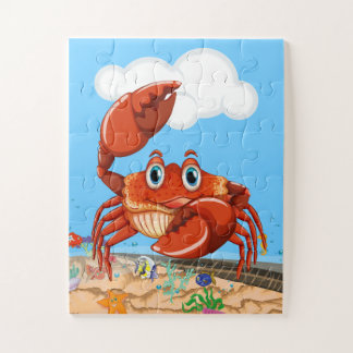 Alphabet Crab 30 Oversized Puzzle Pieces