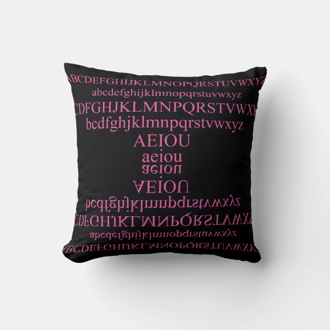Alphabet Cushion (Front)