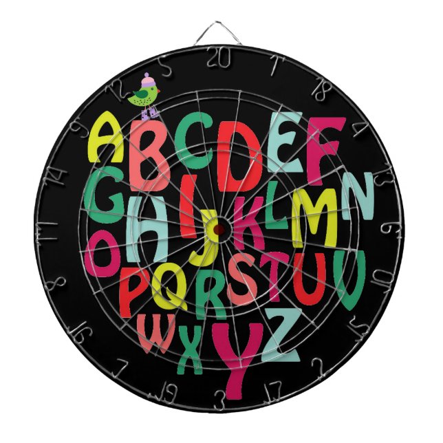 Alphabet Dartboard (Front)
