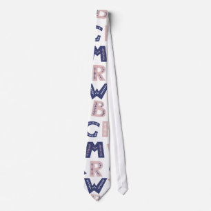Alphabet Design Tie