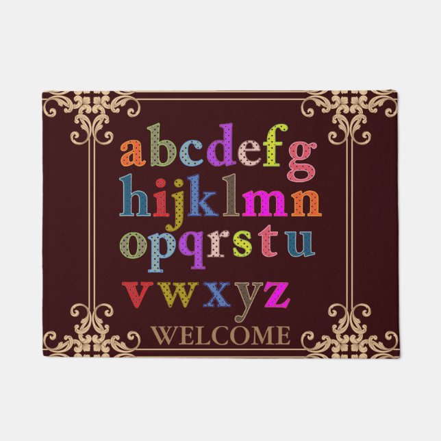 Alphabet Door Mat (Front)
