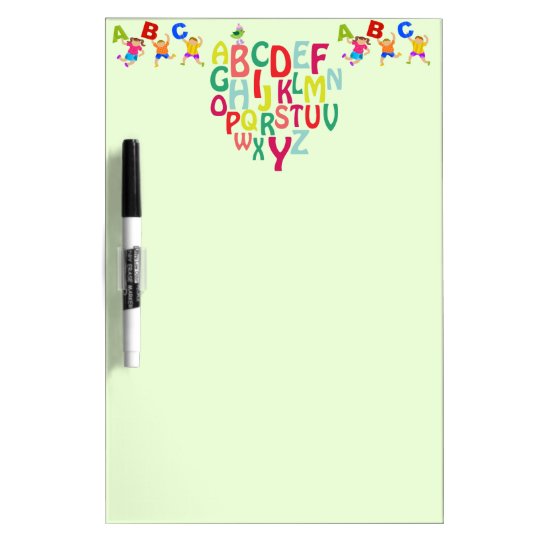 Alphabet Dry Erase Board Zazzle.co.uk