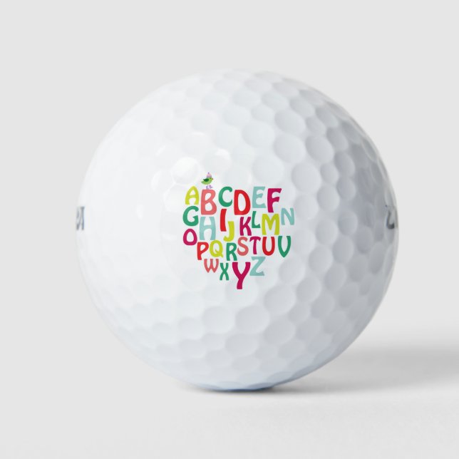 Alphabet Golf Balls (Front)