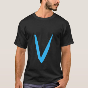 Alphabet Handwritten Letter V T-Shirt
