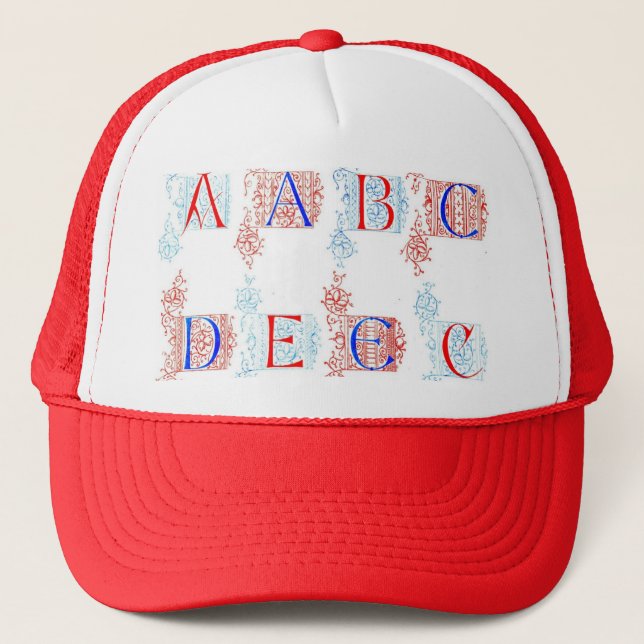 Alphabet Hat (Front)