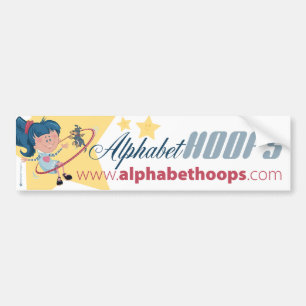 Alphabet Hoops: Bumper sticker