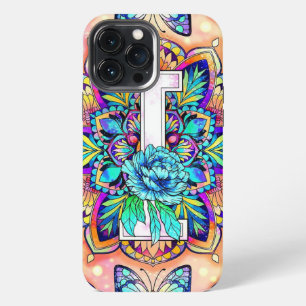 Alphabet I mandala iPhone 13 Pro Max Case
