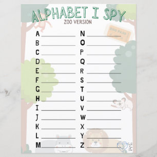 Alphabet I Spy