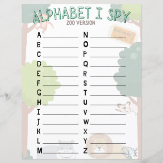 Alphabet I Spy