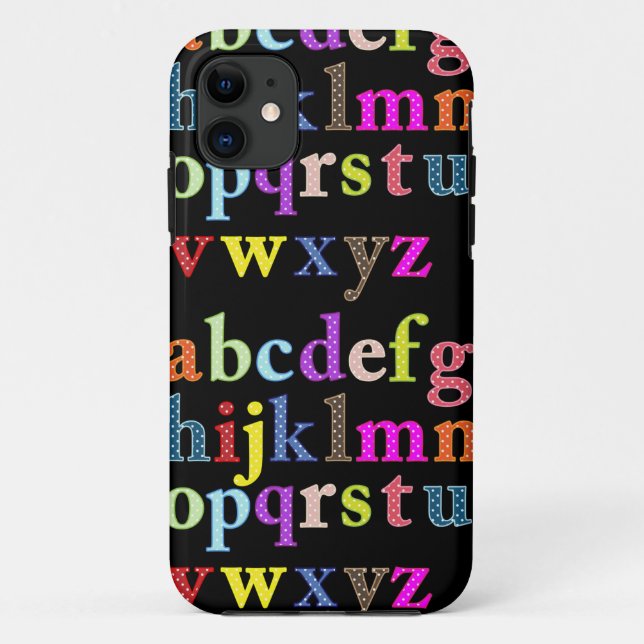 Alphabet iPhone 5/5S Case (Back)