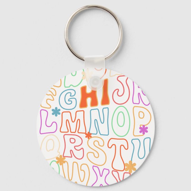alphabet key ring (Front)
