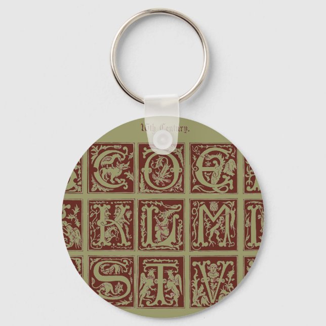 Alphabet Keychain (Front)
