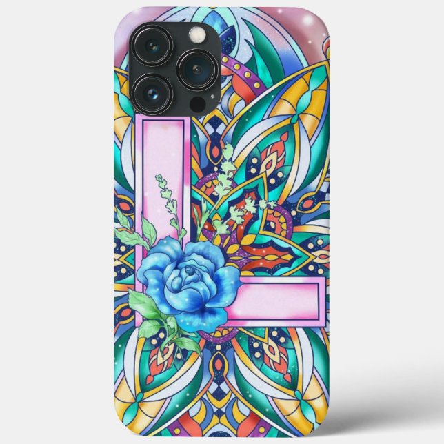 Alphabet L mandala  Case-Mate iPhone Case (Back)