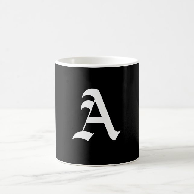 Alphabet letter A, Coffee Mug (Center)