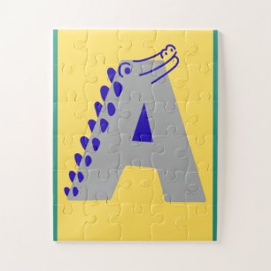Alphabet Letter "A"  Jigsaw Puzzle