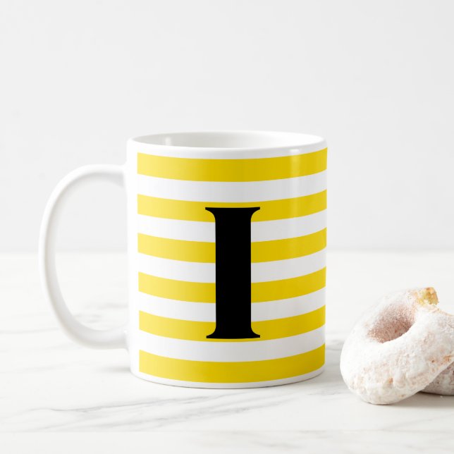 Alphabet Letter I Mug (With Donut)