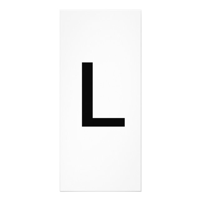 Alphabet Letter L Learning Education Card (Front)