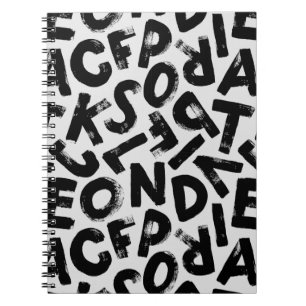 Alphabet Letter Pattern             Notebook