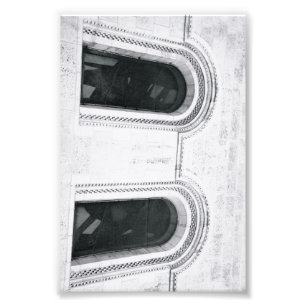 Alphabet Letter Photography B1 Black and White 4x6 Photo Print