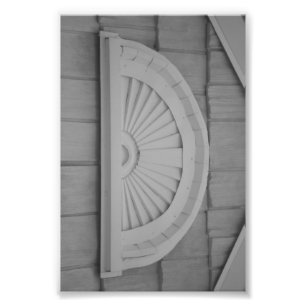 Alphabet Letter Photography D1 Black and White 4x6 Photo Print