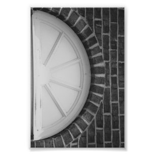 Alphabet Letter Photography D8 Black and White 4x6 Photo Print