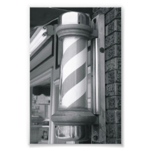 Alphabet Letter Photography I4 Black and White 4x6 Photo Print