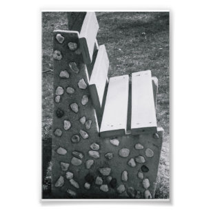 Alphabet Letter Photography L1 Black and White 4x6 Photo Print