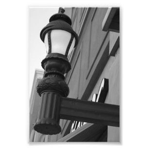 Alphabet Letter Photography L8 Black and White 4x6 Photo Print