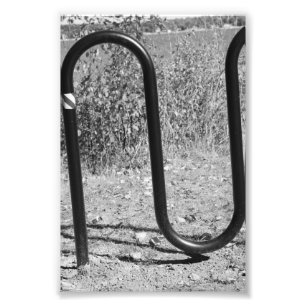 Alphabet Letter Photography N1 Black and White 4x6 Photo Print