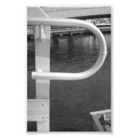 Alphabet Letter Photography P1 Black and White 4x6