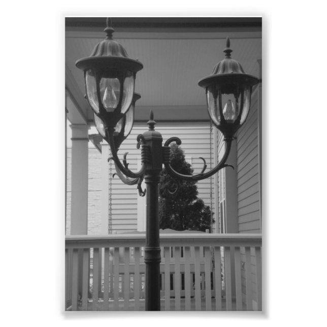 Alphabet Letter Photography Y7 Black and White 4x6 Photo Print (Front)