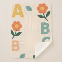 Alphabet letters baby AI art 