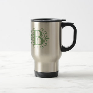 Alphabet letters - letter B - white Travel Mug