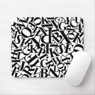 Alphabet Letters Mouse Mat