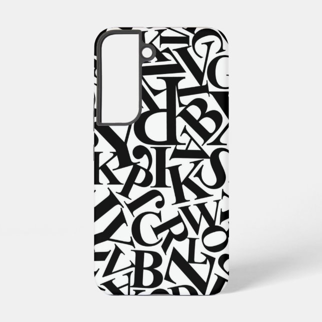 Alphabet Letters Samsung Galaxy S22 Case (Back)