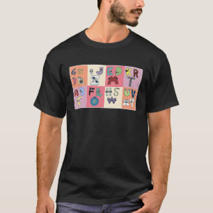 Alphabet Lore abc Costume For Boys Matching 26 Let T-Shirt